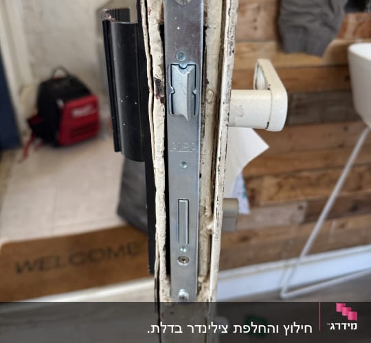 מנגנון מנעול חדש מסוג ALBA מותקן בדפנות דלת